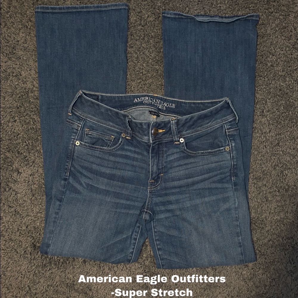 American Eagle Medium Wash Kickboot Jeans